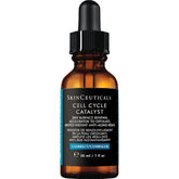 A dropper bottle of SKINCEUTICALS CELL CYCLE CATALYST, a serum designed for skin face renewal.