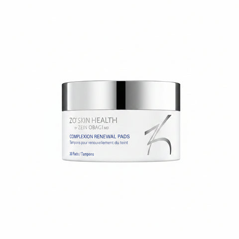 ZO Skin Health Complexion Renewal Pads packaging on a white background