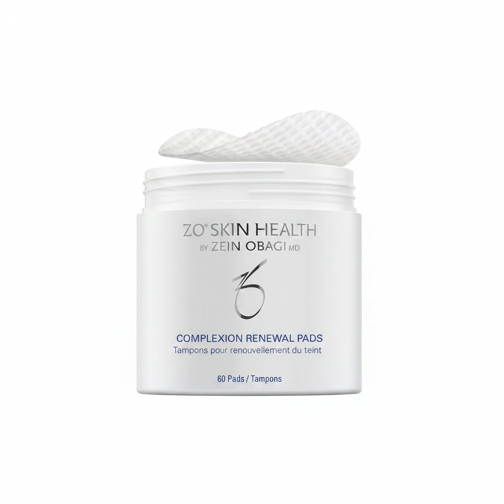 ZO Skin Health Complexion Renewal Pads packaging with visible branding on a white background