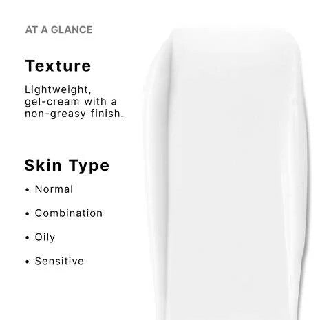 SkinCeuticals P-TIOX Cream with texture and skin type information on a white background