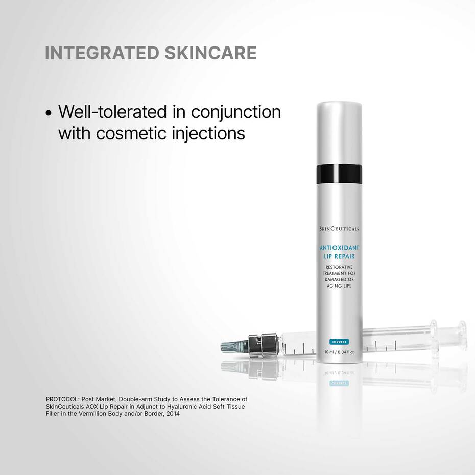 SkinCeuticals Antioxidant Lip Repair integrated skincare.