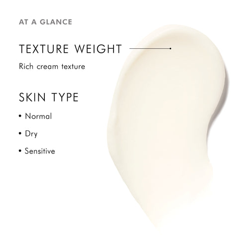 SkinCeuticals Eye Balm product texture and weight information with a cream sample on a white background