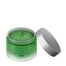 Green SkinCeuticals Phyto Corrective Masque jar with open lid on a white background