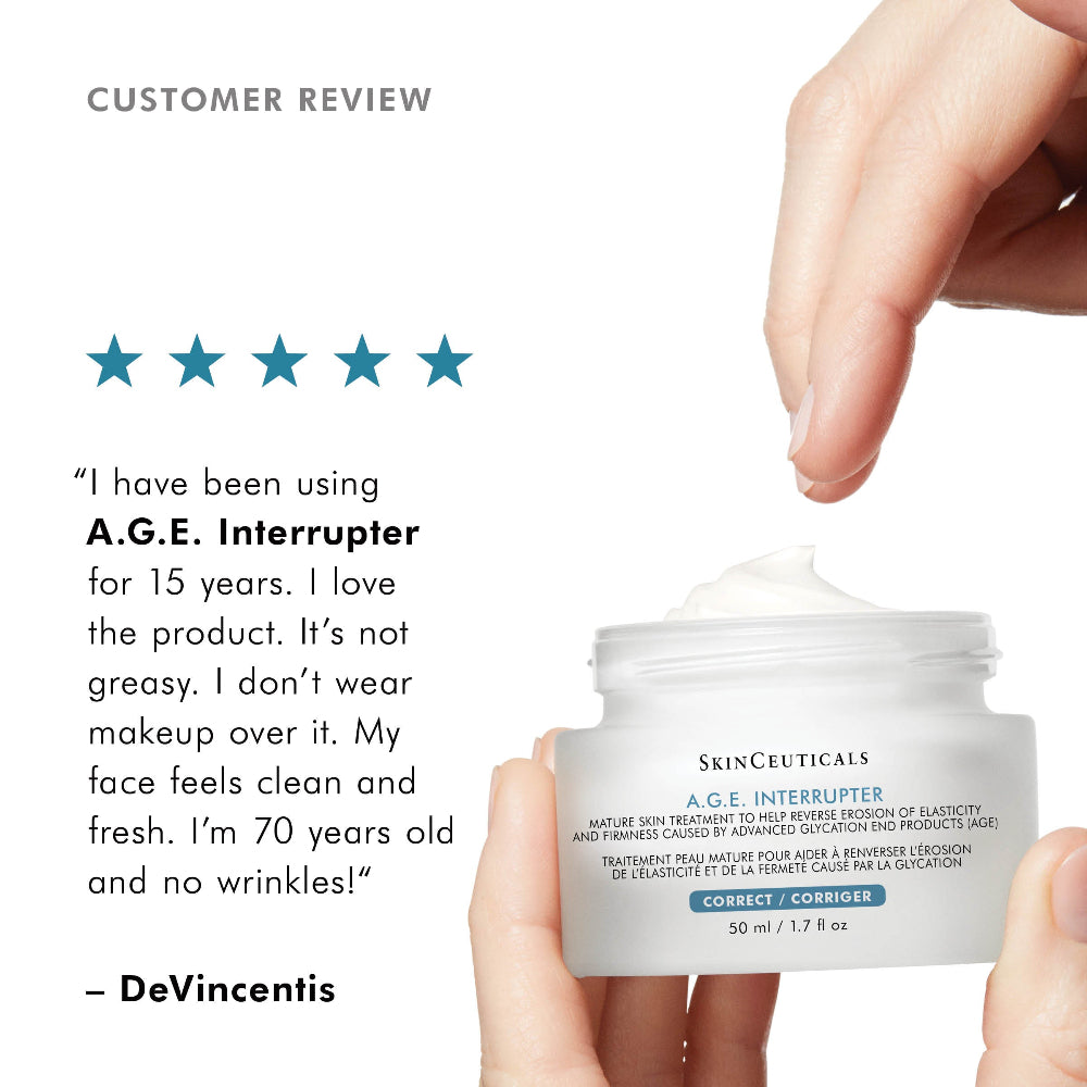A customer review of SkinCeuticals A.G.E. Interrupter Advanced.