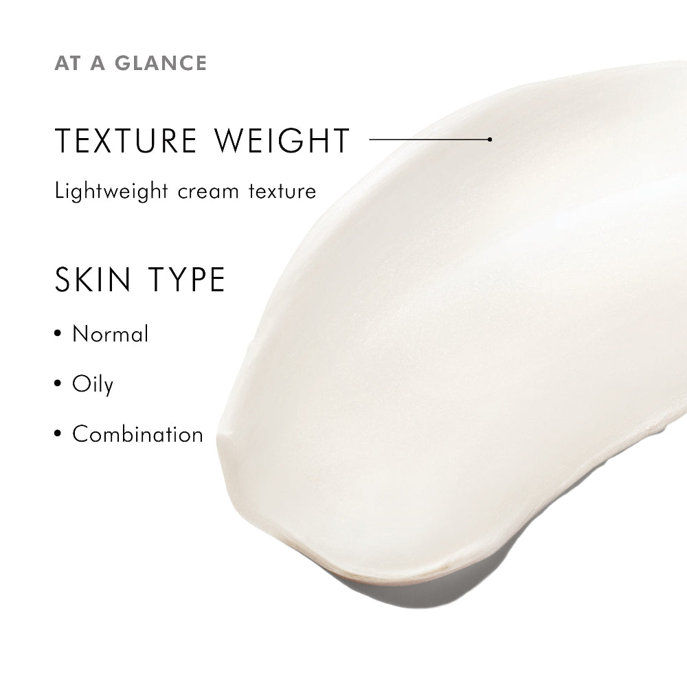 Product description card with texture and weight information on a white background for SkinCeuticals Daily Moisture 