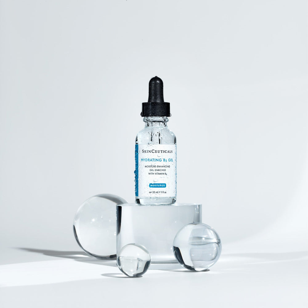 SkinCeuticals Hydrating B5 Gel dropper bottle on a white background