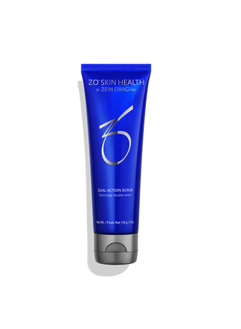 A tube of ZO Skin Health Dual Action Scrub