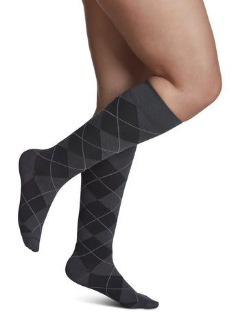 Microfiber Patterns 830 Knee-high 20-30 mmHg