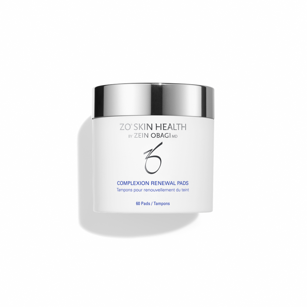 ZO Complexion Renewal Pads jar on a white background
